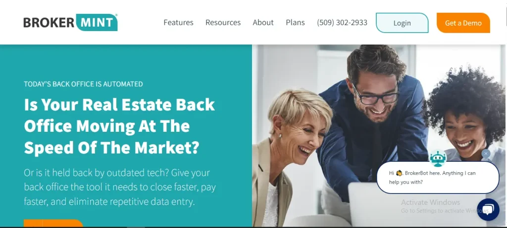 broker mint real estate back office solution
