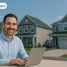 Illustration showing the top 14 benefits of using Real Estate CRM for property developers.